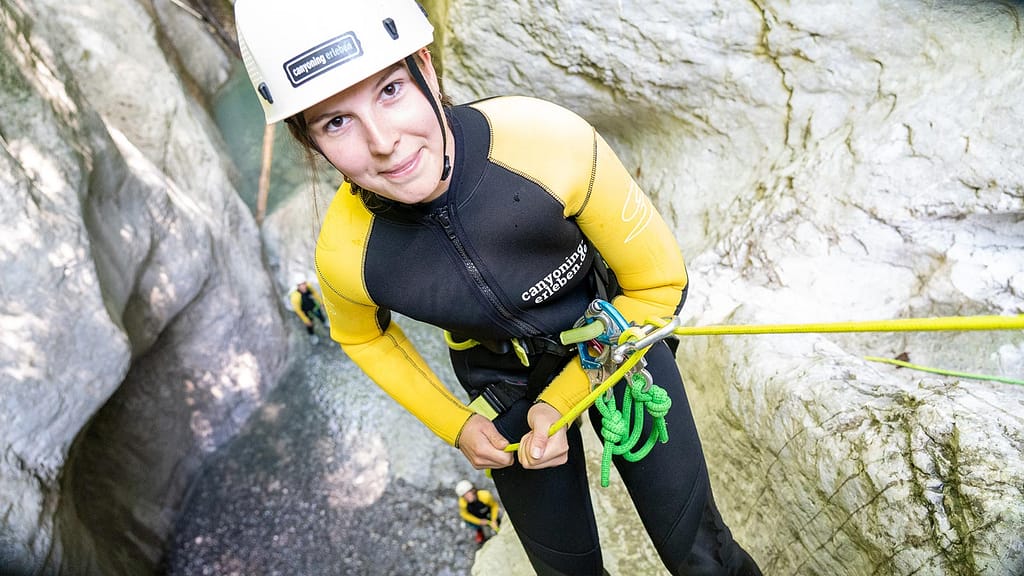 Canyoning Kobelache bei Dornbirn nahe Bodensee