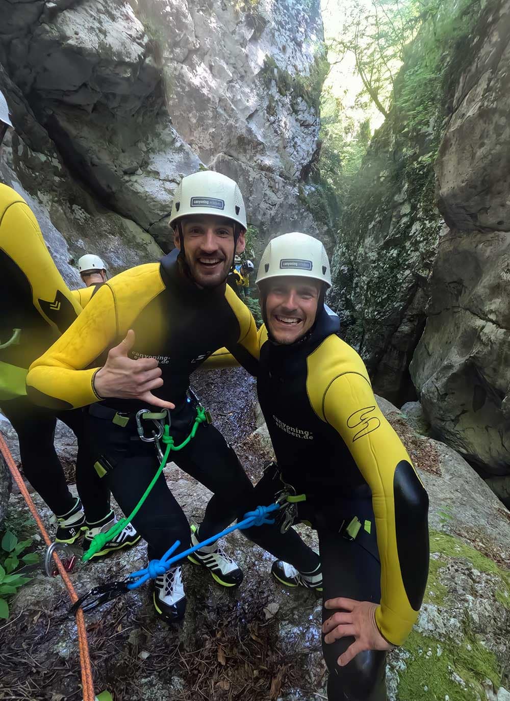 Canyoning Erlebnis im Allgäu als Geschenkidee